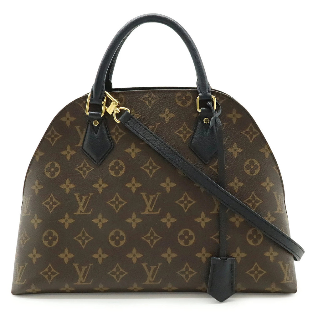LOUIS VUITTON Monogram Alma Bag Handbag Shoulder Noir Black